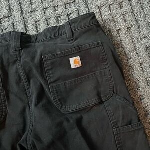 Woman’s Carhartt 12 short Black Work Pants